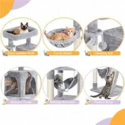 Yaheetech 40-in Cat Tower With Condo 13 Yaheetech 40-in Cat Tower With Condo -Trixie || Catit || Nature's Miracle Shop 306509 PT3. AC SS1800 V1680631651