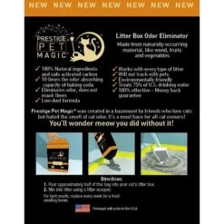 Prestige Pet Magic Natural Litter Box Odor Eliminator 7 Prestige Pet Magic Natural Litter Box Odor Eliminator -Trixie || Catit || Nature's Miracle Shop 306523 PT3. AC SS1800 V1625836593