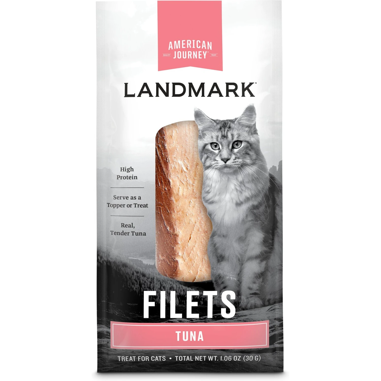 American Journey Landmark Tuna Filets Natural Cat Treat, 1.06-oz, Pack Of 10 3 American Journey Landmark Tuna Filets Natural Cat Treat, 1.06-oz, Pack Of 10