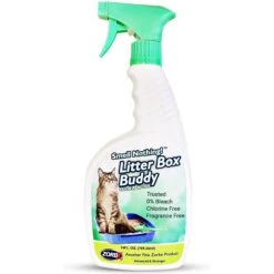 ZORBX Smell Nothing Litter Box Buddy Odor Remover, 24-oz Bottle