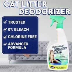 ZORBX Smell Nothing Litter Box Buddy Odor Remover, 24-oz Bottle -Trixie || Catit || Nature's Miracle Shop 306746 PT2. AC SS1800 V1646781418