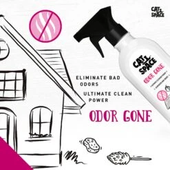 Cat Space Odor Gone Cat Spray, 17-oz Bottle -Trixie || Catit || Nature's Miracle Shop 307896 PT2. AC SS1800 V1624658549