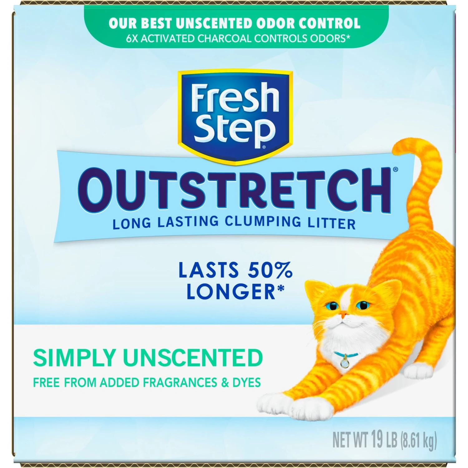 Fresh Step Outstretch Concentrated Unscented Clumping Clay Cat Litter, 19-lb Box 10 Fresh Step Outstretch Concentrated Unscented Clumping Clay Cat Litter, 19-lb Box - Image 8