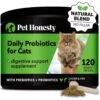 PetHonesty Digestive Probiotics+ Premium Gut + Immune Health Cat Supplement