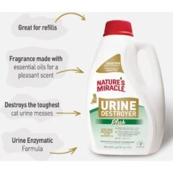 Nature's Miracle Cat Urine Destroyer Plus Enzymatic Formula Stain Remover Refill, 1-gal Bottle 14 Nature's Miracle Cat Urine Destroyer Plus Enzymatic Formula Stain Remover Refill, 1-gal Bottle -Trixie || Catit || Nature's Miracle Shop 313855 PT3. AC SS1800 V1701116479