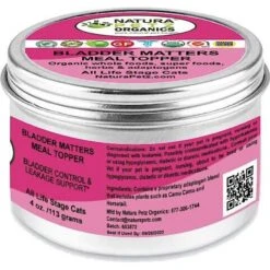 Natura Petz Organics Bladder Matters Cat Supplement, 4-oz Jar -Trixie || Catit || Nature's Miracle Shop 314151 PT3. AC SS1800 V1692642519