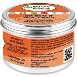 Natura Petz Organics Dia-Beat-It Cat Supplement, 4-oz Jar 10 Natura Petz Organics Dia-Beat-It Cat Supplement, 4-oz Jar -Trixie || Catit || Nature's Miracle Shop 314159 PT3. AC SS1800 V1692645583