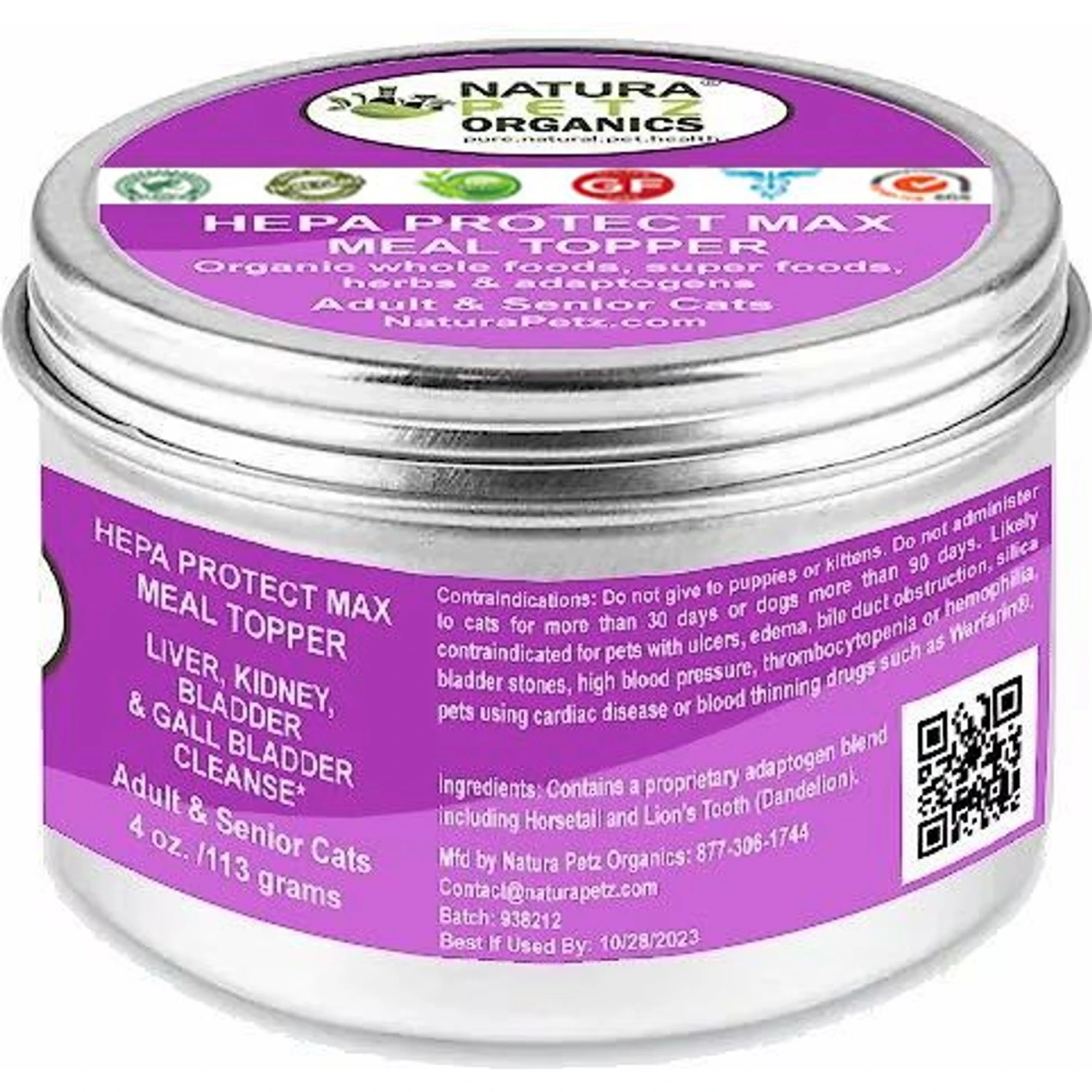 Natura Petz OrganicsHEPA PROTECT MAX MEAL TOPPER - Liver, Kidney, Bladder & Gall Bladder Support & Cleanse* Cat Supplement 6 Natura Petz OrganicsHEPA PROTECT MAX MEAL TOPPER - Liver, Kidney, Bladder & Gall Bladder Support & Cleanse* Cat Supplement - Image 4