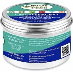 Natura Petz Organics JOINT REVIVAL MAX MASTER BLEND MEAL TOPPER* Neuro Muscular Hip & Joint Support* Cat Supplement -Trixie || Catit || Nature's Miracle Shop 314179 PT3. AC SS1800 V1692646013