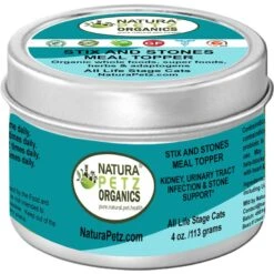 Natura Petz Organics STIX AND STONES MEAL TOPPER* Kidney, Urinary Tract Infection & Stone Support* Cat Supplement