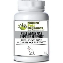 Natura Petz Organics COLL AGAIN MAX COLLAGEN PEPTIDE SUPPORT* Hips, Joint, Bone & Cartilage Support* Cat Supplement
