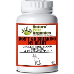 Natura Petz Organics DON'T GO BREAKING MY HEART - Cholesterol, Blood Pressure & Cardiac Support* Cat Supplement