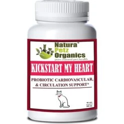 Natura Petz Organics Kick Start My Heart Cat Supplement, 90 Count
