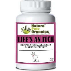 Natura Petz Organics LIFE'S AN ITCH!* Respiratory, Allergy & Skin Support* Cat Supplement