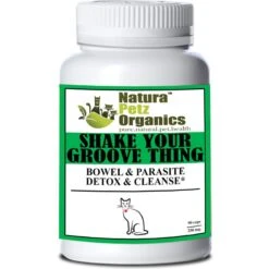 Natura Petz Organics SHAKE YOUR GROOVE THING* - Bowel & Parasite Detox & Cleanse Support* Cat Supplement