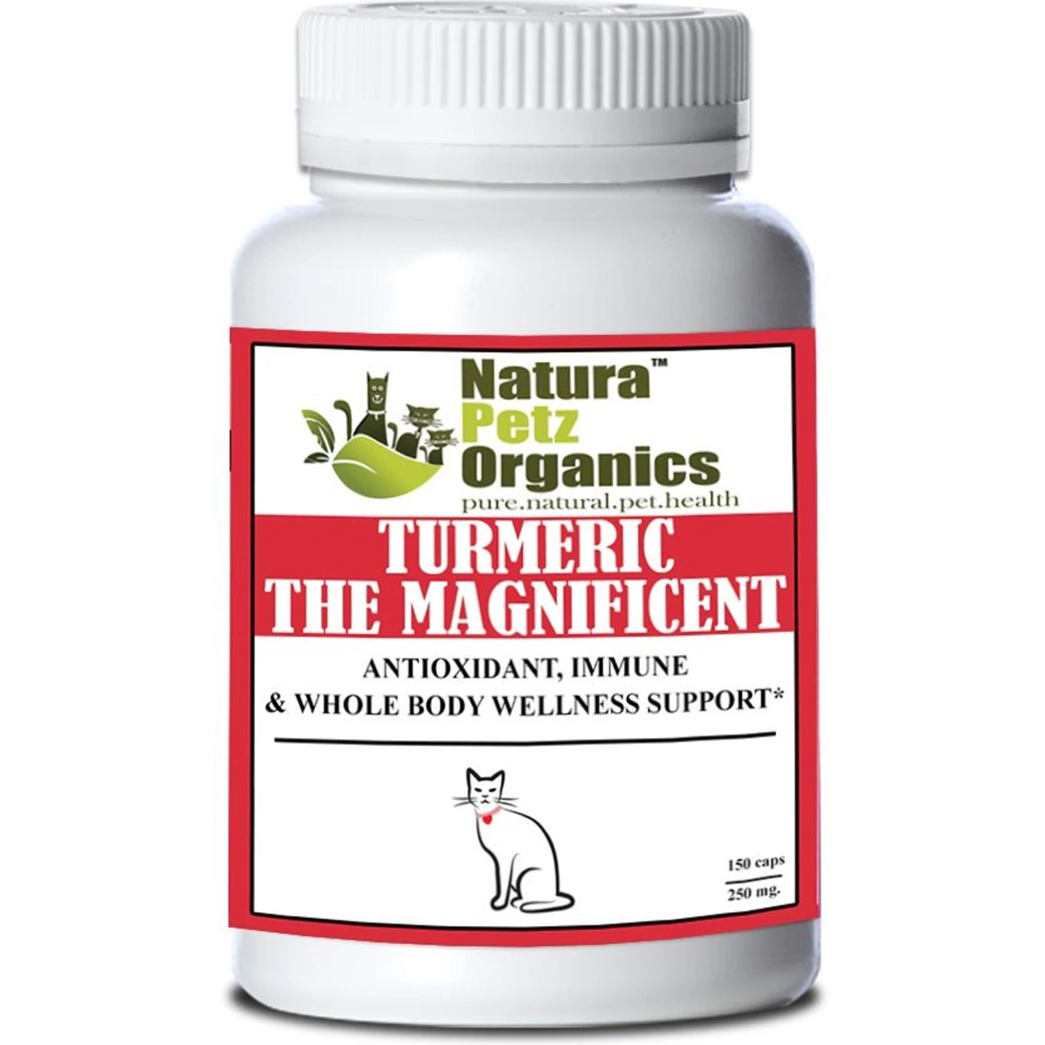Natura Petz Organics TURMERIC THE MAGNIFICENT Antioxidant, Immune & Whole Body Wellness Support * Cat Supplement 3 Natura Petz Organics TURMERIC THE MAGNIFICENT Antioxidant, Immune & Whole Body Wellness Support * Cat Supplement