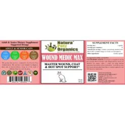 Natura Petz Organics Wound Medic Max Cat Supplement, 90 Count 8 Natura Petz Organics Wound Medic Max Cat Supplement, 90 Count -Trixie || Catit || Nature's Miracle Shop 314446 PT2. AC SS1800 V1692035458