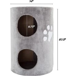 Pet Adobe 2-Story Cat Condo -Trixie || Catit || Nature's Miracle Shop 314977 PT1. AC SS1800 V1626394870