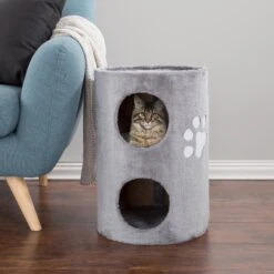 Pet Adobe 2-Story Cat Condo -Trixie || Catit || Nature's Miracle Shop 314977 PT3. AC SS1800 V1626387426