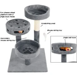 Pet Adobe 2-Tier 27.5-in Cat Tree -Trixie || Catit || Nature's Miracle Shop 314979 PT2. AC SS1800 V1626393108