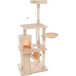 Pet Adobe 4-Tier 61.5-in Cat Tree & Condo -Trixie || Catit || Nature's Miracle Shop 314983 PT6. AC SS1800 V1626390709