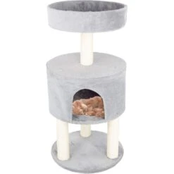 Pet Adobe 4-Tier 35-in Cat Tree & Condo