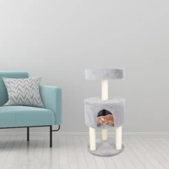 Pet Adobe 4-Tier 35-in Cat Tree & Condo 12 Pet Adobe 4-Tier 35-in Cat Tree & Condo -Trixie || Catit || Nature's Miracle Shop 315004 PT3. AC SS1800 V1626386219