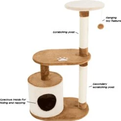 Pet Adobe Multi-Level 37.5-in Cat Tree & Condo -Trixie || Catit || Nature's Miracle Shop 315008 PT2. AC SS1800 V1626386802