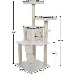 Pet Adobe Multi-Level 50.25-in Cat Tree 10 Pet Adobe Multi-Level 50.25-in Cat Tree -Trixie || Catit || Nature's Miracle Shop 315021 PT1. AC SS1800 V1626385602