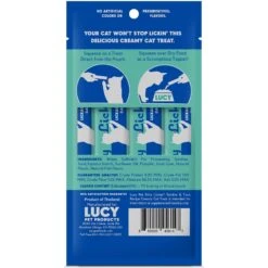 Lucy Pet Products Kitty Lickies Sardine & Tuna Recipe Grain-Free Lickable Cat Treat, 0.5-oz Tube, 4 Count -Trixie || Catit || Nature's Miracle Shop 315377 PT1. AC SS1800 V1626734222