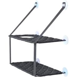 Pet Life Cat Laze Suction Cupped Dual-Leveled Kitty Cat Bed -Trixie || Catit || Nature's Miracle Shop 315606 PT1. AC SS1800 V1627946809