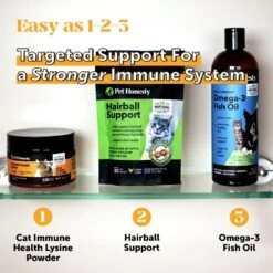 PetHonesty Lysine Immune Health+ Tuna & Chicken Flavored Powder Immune Supplement For Cats, 4.2-oz Bottle 15 PetHonesty Lysine Immune Health+ Tuna & Chicken Flavored Powder Immune Supplement For Cats, 4.2-oz Bottle -Trixie || Catit || Nature's Miracle Shop 315793 PT6. AC SS1800 V1626817368