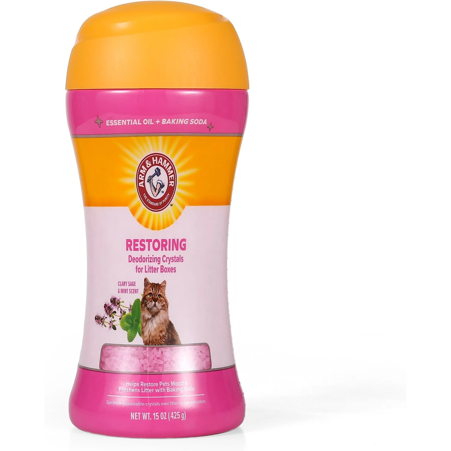 ARM & HAMMER PRODUCTS Restoring Clary Sage & Mint Scent Cat Litter Box Deodorizing Crystals 3 ARM & HAMMER PRODUCTS Restoring Clary Sage & Mint Scent Cat Litter Box Deodorizing Crystals