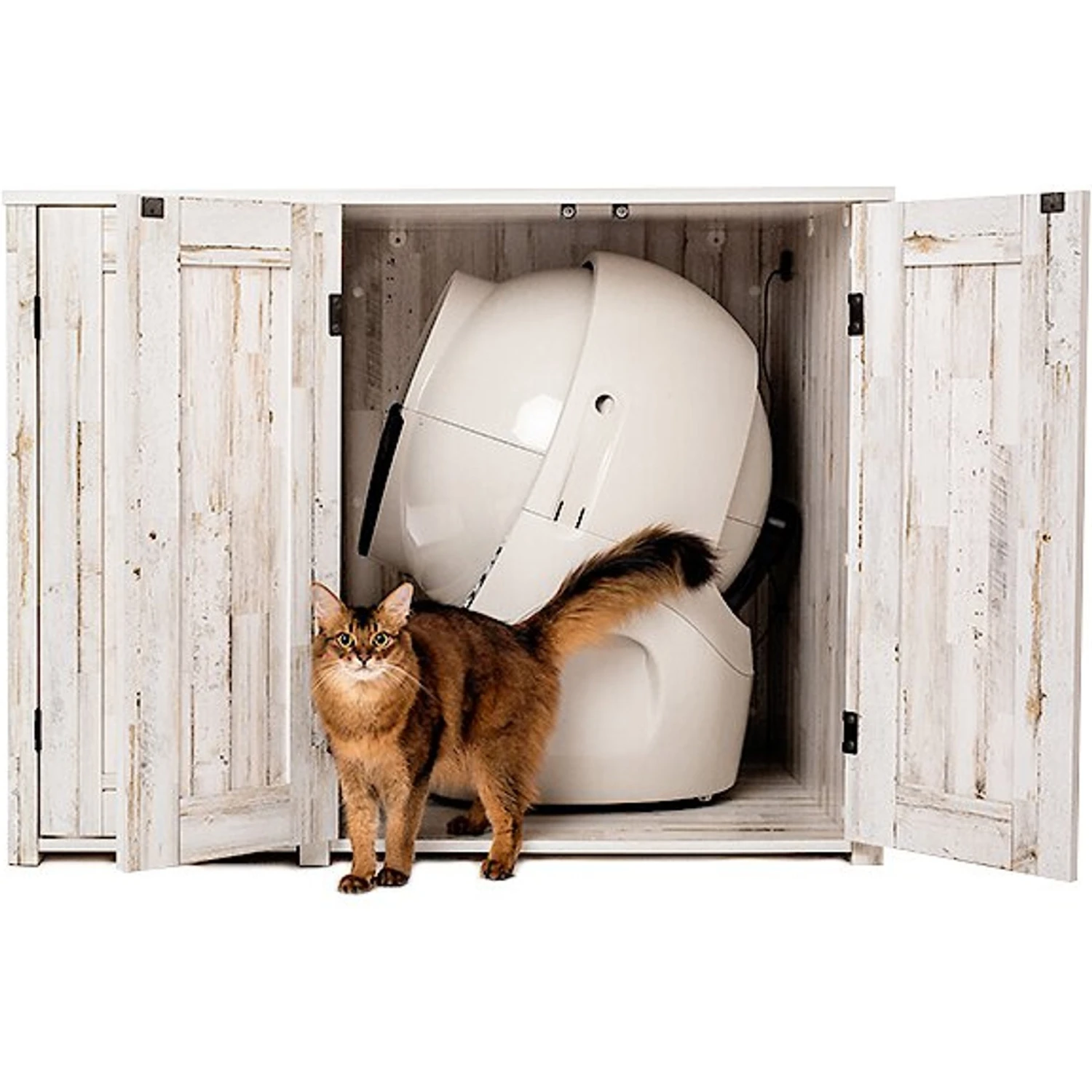Whisker Litter-Robot Cat Litter Box Credenza Cat Cabinet 7 Whisker Litter-Robot Cat Litter Box Credenza Cat Cabinet - Image 5