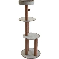 Two By Two The Pine 59-in Cat Tree, Gray 11 Two By Two The Pine 59-in Cat Tree, Gray -Trixie || Catit || Nature's Miracle Shop 316948 PT1. AC SS1800 V1642651907