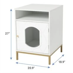 Frisco Elevated Side Table Litter Box Cover 8 Frisco Elevated Side Table Litter Box Cover -Trixie || Catit || Nature's Miracle Shop 322627 PT2. AC SS1800 V1661376260