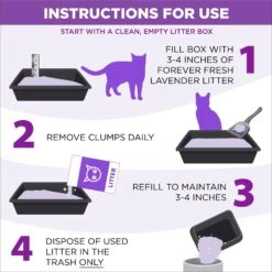 Arm & Hammer Litter Forever Fresh Lavender Clumping Cat Litter -Trixie || Catit || Nature's Miracle Shop 325460 PT4. AC SS1800 V1663796853
