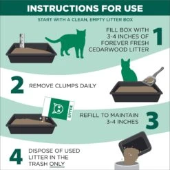 Arm & Hammer Litter Forever Fresh Cedarwood Clumping Cat Litter -Trixie || Catit || Nature's Miracle Shop 325462 PT4. AC SS1800 V1663797622