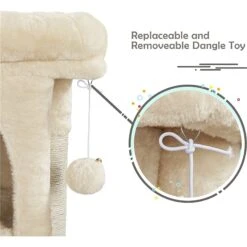 Yaheetech 2-Level 23.5-in Plush Cat Tree & Condo -Trixie || Catit || Nature's Miracle Shop 325666 PT7. AC SS1800 V1631142386