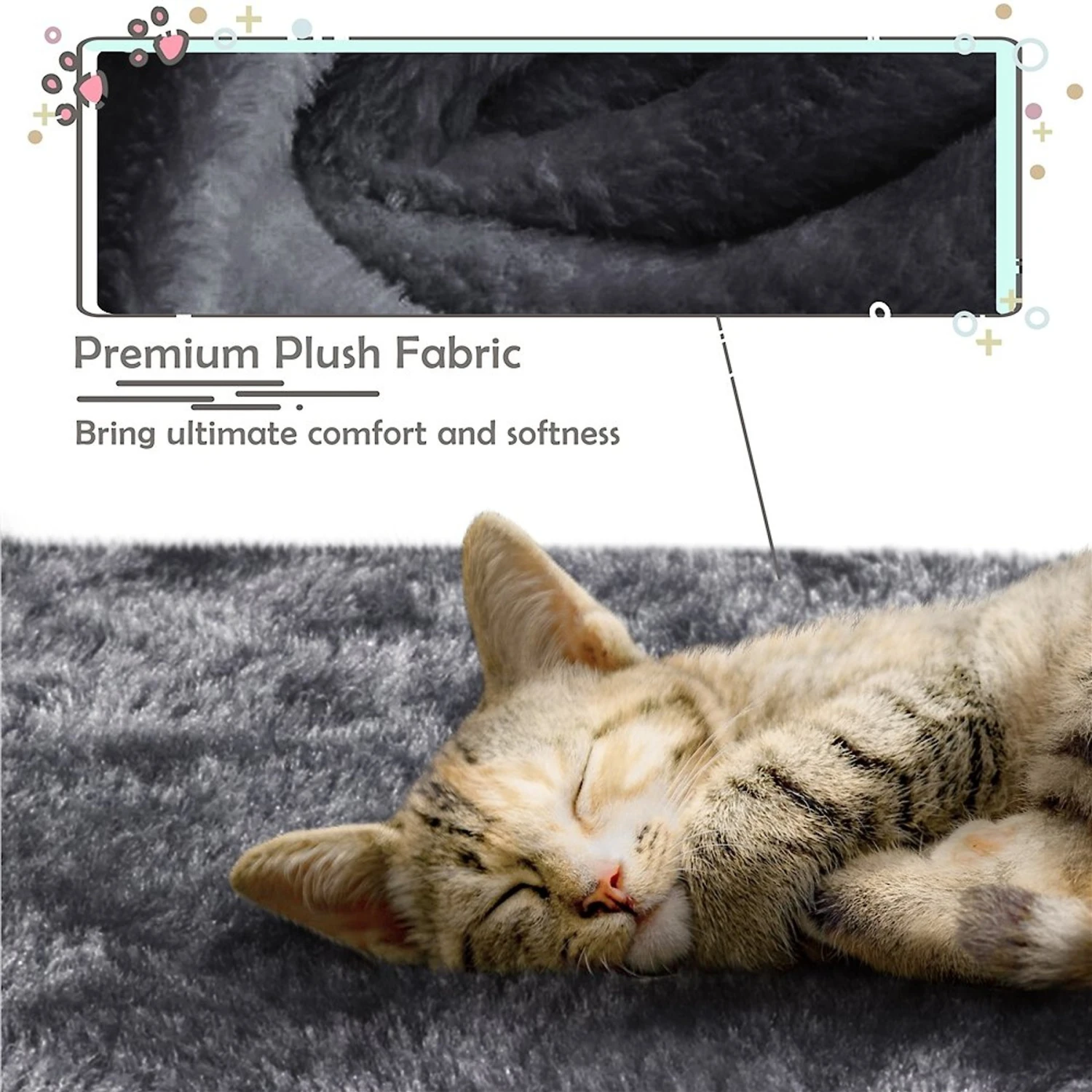 Yaheetech 4-Level 38-in Plush Cat Tree & Condo 7 Yaheetech 4-Level 38-in Plush Cat Tree & Condo - Image 5