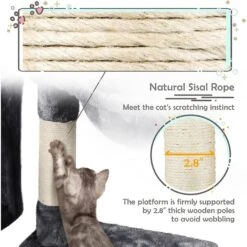 Yaheetech 4-Level 38-in Plush Cat Tree & Condo 17 Yaheetech 4-Level 38-in Plush Cat Tree & Condo -Trixie || Catit || Nature's Miracle Shop 325680 PT6. AC SS1800 V1631154680