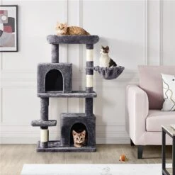 Yaheetech 46.5-in Plush Cat Tree