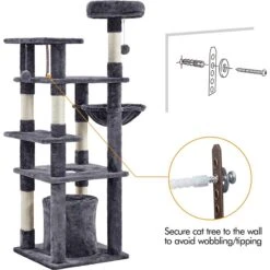 Yaheetech 56.5-in Multilevel Cat Tree 16 Yaheetech 56.5-in Multilevel Cat Tree -Trixie || Catit || Nature's Miracle Shop 325712 PT5. AC SS1800 V1662689555