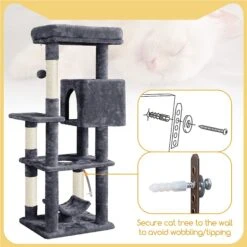 Yaheetech 56.5-in Multilevel Cat Tree 19 Yaheetech 56.5-in Multilevel Cat Tree -Trixie || Catit || Nature's Miracle Shop 325712 PT8. AC SS1800 V1631153493