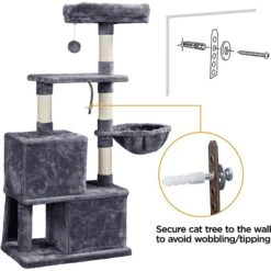 Yaheetech Multi-Level 53.5-in Plush Cat Tree -Trixie || Catit || Nature's Miracle Shop 325719 PT8. AC SS1800 V1631142987