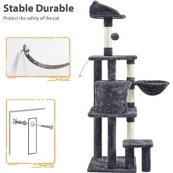 Yaheetech 57-in Cat Tree Tower -Trixie || Catit || Nature's Miracle Shop 325725 PT6. AC SS1800 V1686153624