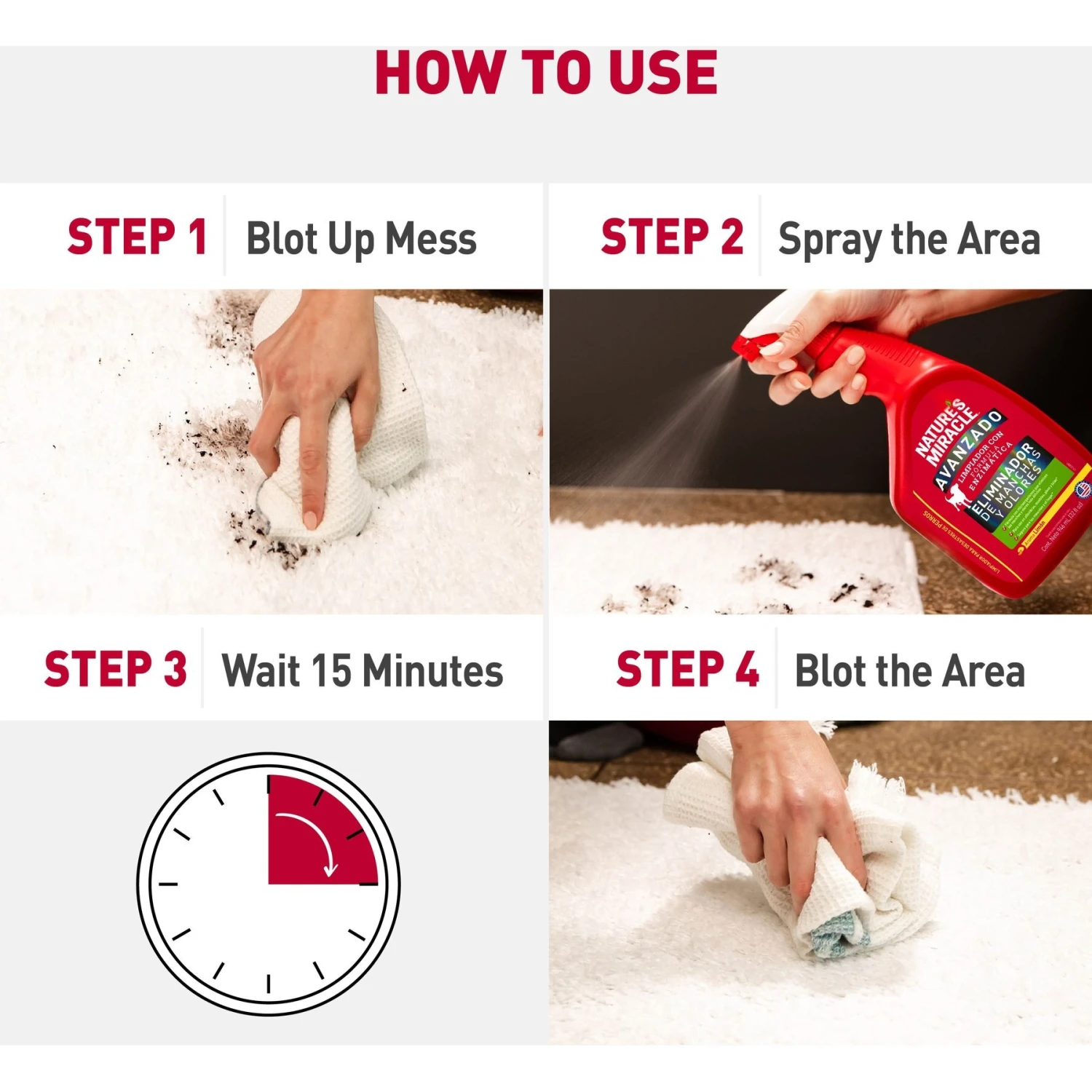 Nature's Miracle Advanced Cat Enzymatic Stain Remover & Odor Eliminator Refill, Sunny Lemon, 128-oz Bottle 6 Nature's Miracle Advanced Cat Enzymatic Stain Remover & Odor Eliminator Refill, Sunny Lemon, 128-oz Bottle - Image 4