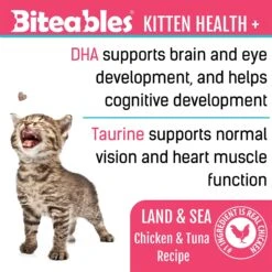 Get Naked Biteables Kitten Health Plus Soft Cat Treats, 3-oz Bag 10 Get Naked Biteables Kitten Health Plus Soft Cat Treats, 3-oz Bag -Trixie || Catit || Nature's Miracle Shop 329370 PT2. AC SS1800 V1631776024
