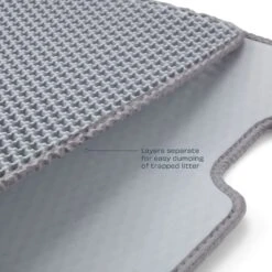 Casa Leo Leo's Loo Cat Litter Mat, Grey -Trixie || Catit || Nature's Miracle Shop 329399 PT2. AC SS1800 V1657656890