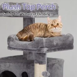 Coziwow By Jaxpety 58-in Cat Tree & Condo With Hammock, Grey 16 Coziwow By Jaxpety 58-in Cat Tree & Condo With Hammock, Grey -Trixie || Catit || Nature's Miracle Shop 330952 PT5. AC SS1800 V1663605043
